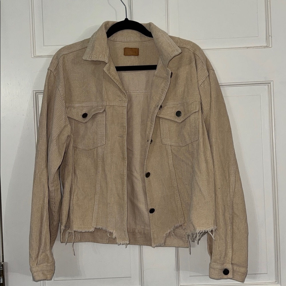 POL Tan Jean Jacket
